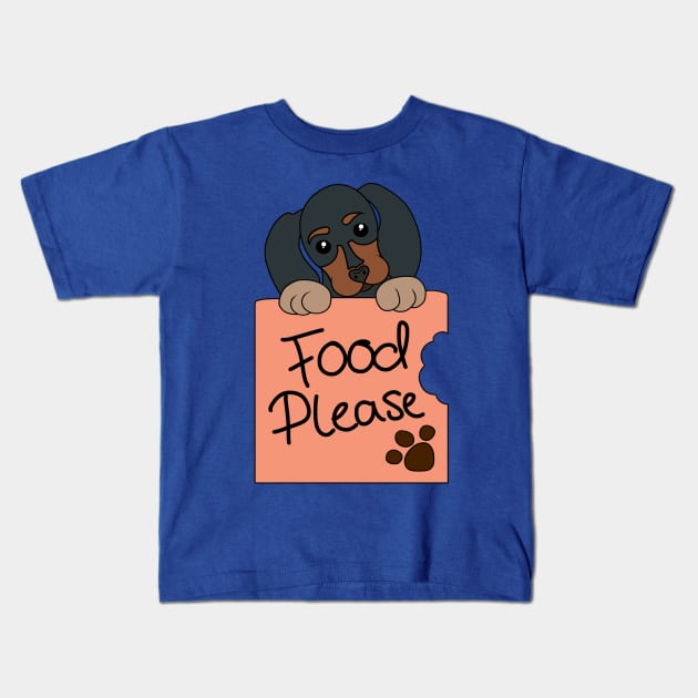 Food Please Kids T-Shirt by missbmuffin